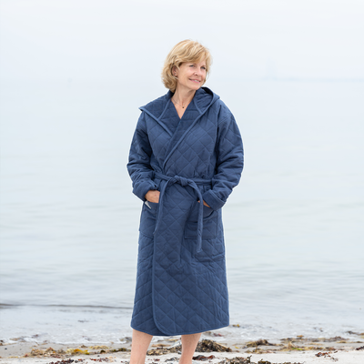 Assorteret luksus badekåben Havet UDEN LYNLÅS