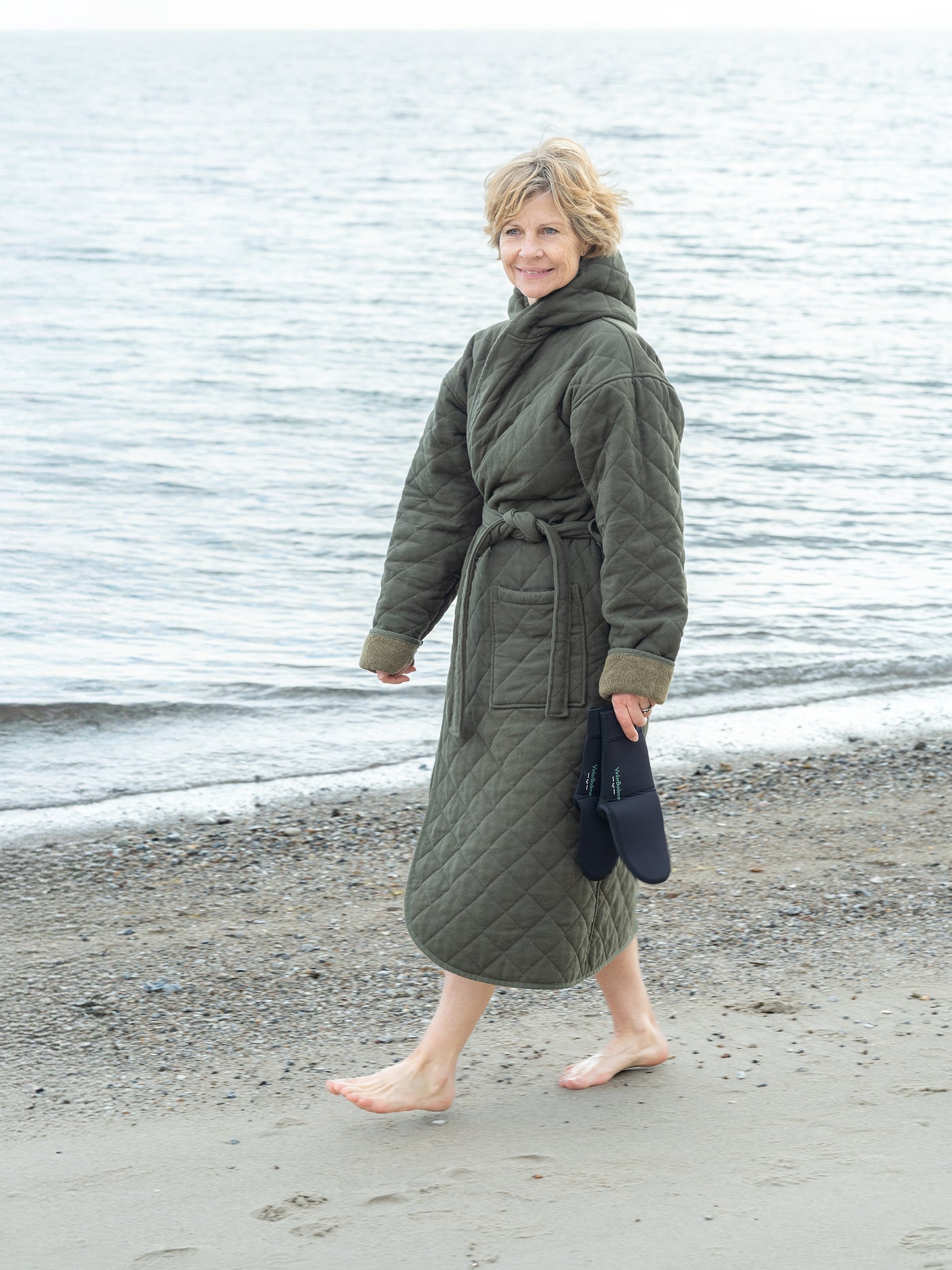 Luksus Badekåben Havet - Grøn