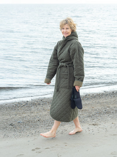 Luksus Badekåben Havet - Grøn