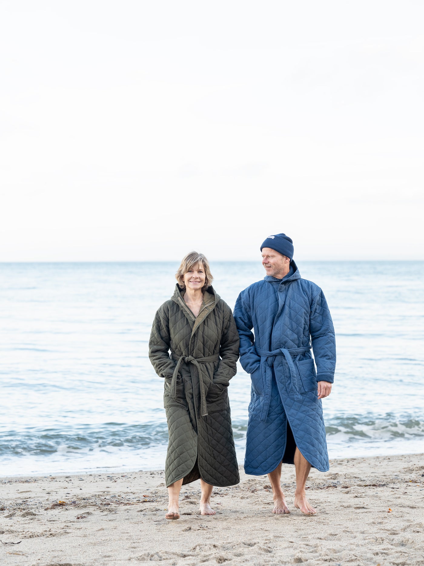 Luksus Badekåben Havet - Grøn