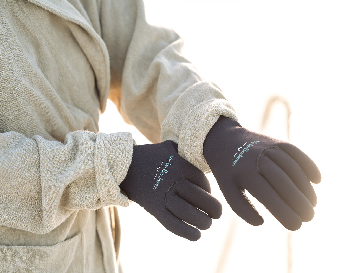 Stort badehåndklæde - Sandfarve