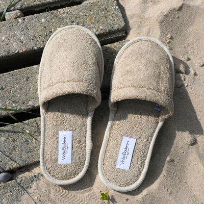 Assorteret Slippers - Sandfarvet