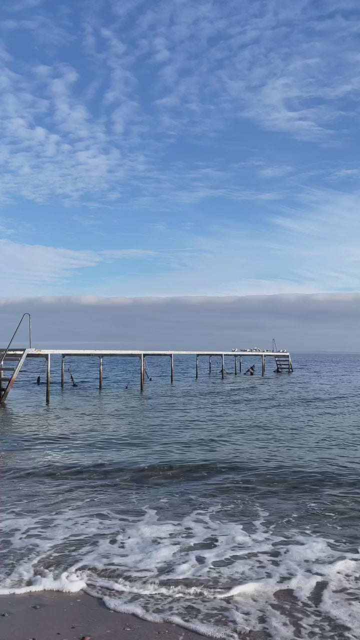 Badekåben Stranden - Turkisgrøn